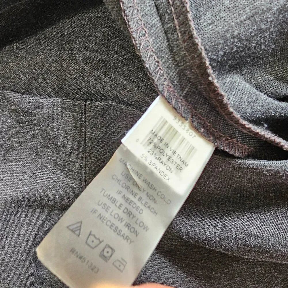 EUC VINCE CAMUTO DARK GREY FITTED PENCIL SKIRT SIZE SMALL